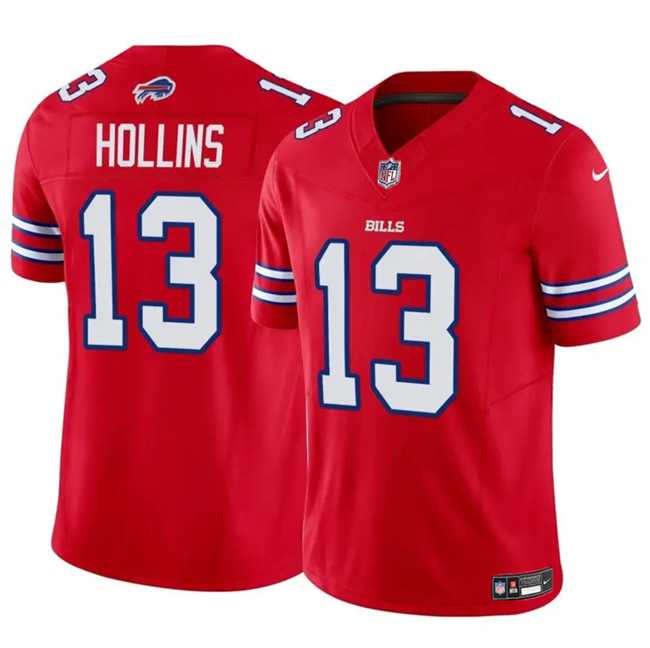 Men & Women & Youth Buffalo Bills #13 Mack Hollins Red 2024 F.U.S.E. Vapor Untouchable Limited Stitched Jersey